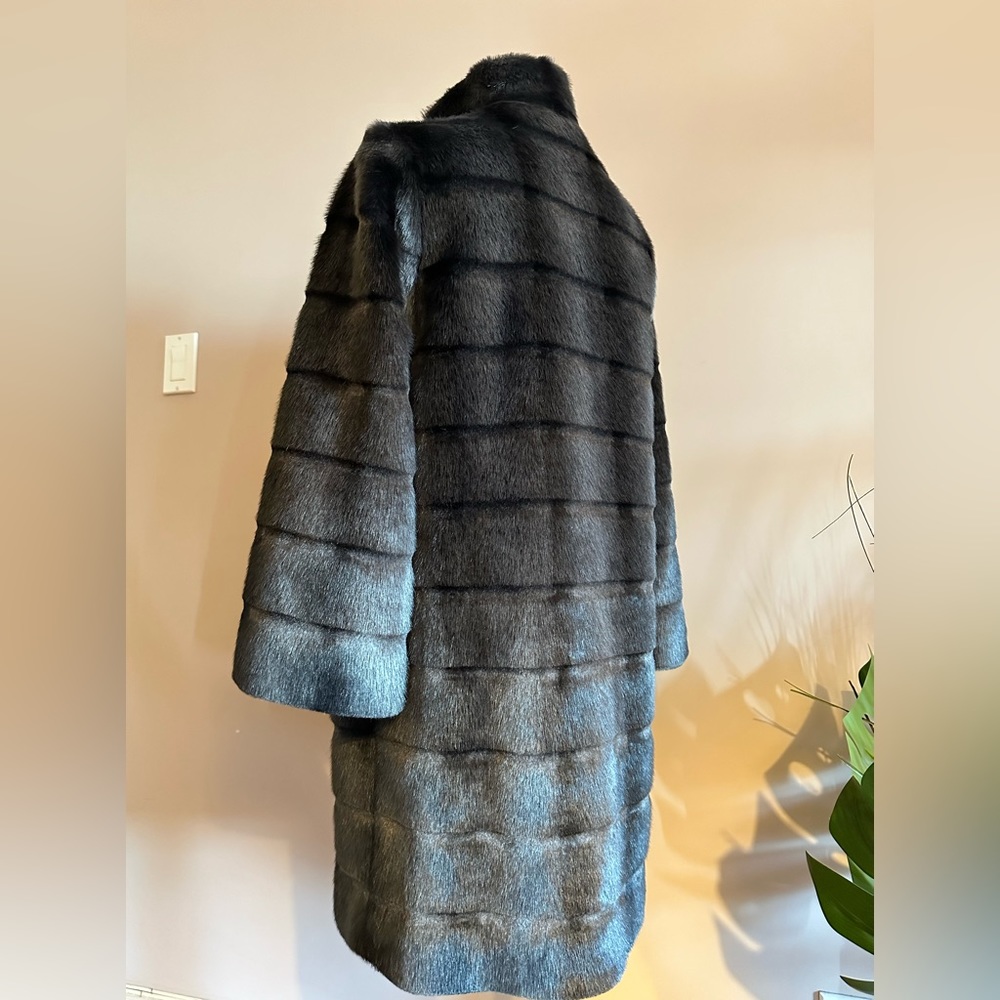 Eco faux furs coat size S